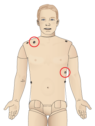 Defibrillation studs